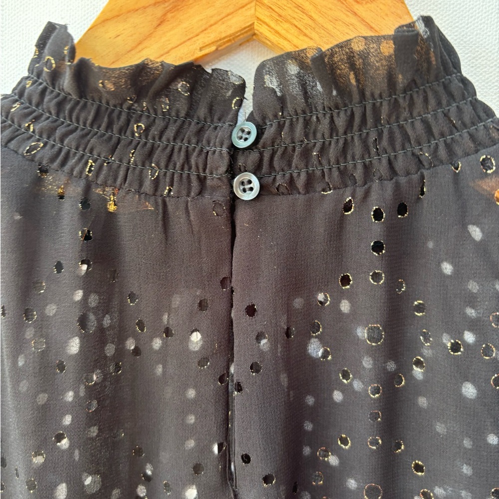 Maje Sheer Ruffled Shirt - Picture 7 of 7